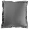 Image de Taie d'oreiller carrée 63x63 cm - 100% coton Anthracite