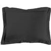 Image de Taie d'oreiller rectangle 50x70 cm - 100% coton Noir