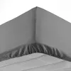 Image de Drap housse 160x200 cm - Bonnet 30 cm - 100% coton Anthracite
