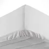 Image de Drap housse 160x200 cm - Bonnet 30 cm - 100% coton Blanc