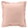 Image de Taie d'oreiller carrée 63x63 cm - Percale 100% coton Nude