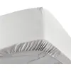 Image de Drap housse 180x200 cm - Percale 100% coton - Bonnet 30 cm Blanc