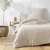 Image de Parure de lit gaze de coton sable Angelia 260x240