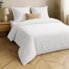 Image de Parure de lit 260x240 coton lavé blanc Douceur d'Intérieur Linella