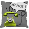 Image de Coussin Déco "Phone" 40x40cm Gris