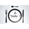 Image de set de table 28.5 x 44 cm polypropylene transparent a table Décorline