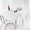 Image de Nappe en polyester Argent Bully blanc 150 x 240 cm