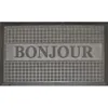 Image de Tapis d'Entrée Bonjour 45x75cm Gris