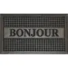 Image de Tapis d'Entrée "Bonjour" 45x75cm Noir