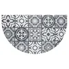 Image de Tapis d'Entrée Demi-Lune "Lisbonne" 45x75cm Gris