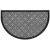 Image de Tapis d'Entrée Demi-Lune "Emilio" 45x75cm Gris