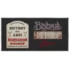 Image de tapis deco rectangle 57 x 115 cm imprime bistrot des amis Douceur d'Intérieur