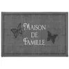 Image de tapis deco rectangle 40 x 60 cm imprime familia Douceur d'Intérieur