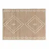 Image de Tapis Déco en Jute & Laine "Floty" 120x170cm Beige