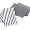 Image de Lot de 3 Torchons Microfibre "Cuistot" 40x40cm Gris