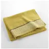 Image de Douceur D'intérieur, Serviette éponge, drap de bain, miel, 90 x 150 cm, éponge unie jacqu (90 x 150 cm)