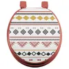Image de Abattant WC Imprimé "Esteban" 47cm Terracotta