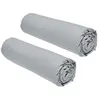 Image de Lot de 2 draps housses TODAY Essential - 140 x 190 cm - 2 personnes - 100% Coton - Acier