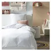 Image de parure de lit - today - 123318 - 1 personne - 140x200 cm - gaze de coton unie - craie