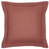 Image de Taie d'oreiller Essential - 63 x 63+5 cm - 100% Coton uni - Terracotta