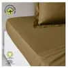 Image de Drap housse - TODAY - 180 x 200 cm + 30 cm - Coton - Organic Bronze