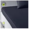Image de Drap housse - TODAY - 180 x 200 cm + 30 cm - Coton - Organic Navy