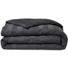 Image de Today, Linge de lit, Nordic cover Satin Black 220 x 240 cm (220 x 240 cm, 63 x 63 cm)