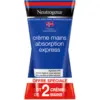 Image de Neutrogena Crème Mains Absorption Express 2 x 75 ml