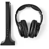 Image de KOMELEC Casque Audio Sans Fil Rf Avec Socle De Recharge Noir