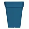 Image de Bac a fleurs carré RIVIERA SOLEILLA - Plastique - Hauteur 53 cm - Bleu
