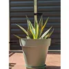 Image de Bac a fleurs rond RIVIERA SOLEILLA - Plastique - Diametre 50 cm - Vert argile