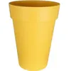 Image de Bac à fleurs jaune en plastique SOLEILLA HAUT - Hauteur 66 cm