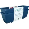 Image de Bac A Fleurs Riviera Eva - Lot 2 Jardinieres - Plastique - 57 Cm - Bleu