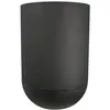 Image de Bac a fleurs - RIVIERA - GRANIT TULIPE - Plastique - D50 x H71 cm - Noir