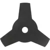 Image de Lame 3 dents pleine adaptable pour débroussailleuse - Coupe de 230mm, alésage: 25,4mm, épaisseur: 1,4mm