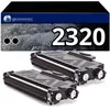Image de Pack 2 Toners compatibles BROTHER TN-2320 noir