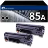 Image de Pack 2 Toners compatible HP 85A noir