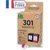 Image de UPrint - Pack de 2 - noir, couleur (cyan, magenta, jaune) - compatible - boîte de suspension - remanufacturé - cartouche d'encre (alternative pour : HP 301) - pour HP DeskJet 1000, 1010, 1050 AiO, 1050A AiO, 1510 AiO, 2000, 2050 AiO, 2050A AiO, 2510 Ai
