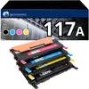 Image de Pack 4 Toners compatibles HP 117A - 123CONSOMMABLES