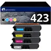 Image de Pack 4 Toners compatibles BROTHER TN-423
