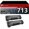 Image de Pack 2 Toners compatible CANON 713 noir