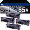 Image de Pack 4 Toners compatible HP 85A noir