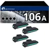 Image de Pack 4 Toners compatibles HP 106A noir