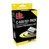 Image de UPrint C-520/521 PACK - Pack de 5 - noir, jaune, cyan, magenta - compatible - remanufacturé - cartouche d'encre (alternative pour : Canon CLI-521, Canon PGI-520BK) - pour Canon PIXMA iP4700, MP540, MP550, MP560, MP620, MP630, MP640, MP980, MP990, MX860,