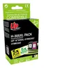 Image de UPrint H-305XL Pack - Pack de 2 - noir, couleur (cyan, magenta, jaune) - compatible - remanufacturé - cartouche d'encre (alternative pour : HP 305XL, HP 3YM62AE, HP 3YM63AE) - pour HP Deskjet 23XX, 27XX, 28XX, 41XX, 42XX; DeskJet Plus 41XX; ENVY 60XX, 6