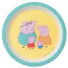 Image de Assiette bebe Peppa Pig avec les parents