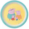 Image de Petit Jour Paris, Vaisselle + couverts pour enfants, Maison Petit Jour Assiette en mélamine, parents Peppa Pig
