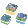 Image de Petit Jour Paris Lunchbox 3 Stück Peppa Pig, Lunch box, Multicolore