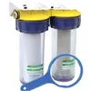 Image de Double filtre anti-tartre 3/4'' avec équerre cartouche et clé - POLAR - FD34C