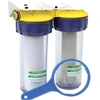 Image de Double filtre anti-tartre 3/4'' avec équerre cartouche et clé POLAR FD34C
